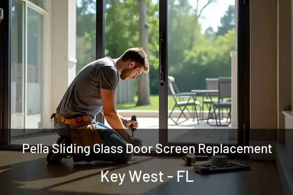 Pella Sliding Glass Door Screen Replacement Key West - FL